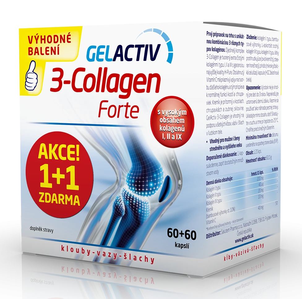 vizu akce Gelactiv 3-Collagen forte 120 CZE P2 WEB orez Silná imunita, zdravé srdce a lepší paměť